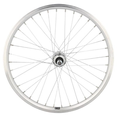 ROUE VTT 20" AR ECROU AXE PLEIN JANTE ARGENT MACH1 ER10 DOUBLE PAROI MOYEU MICHE ALU 5/6/7
