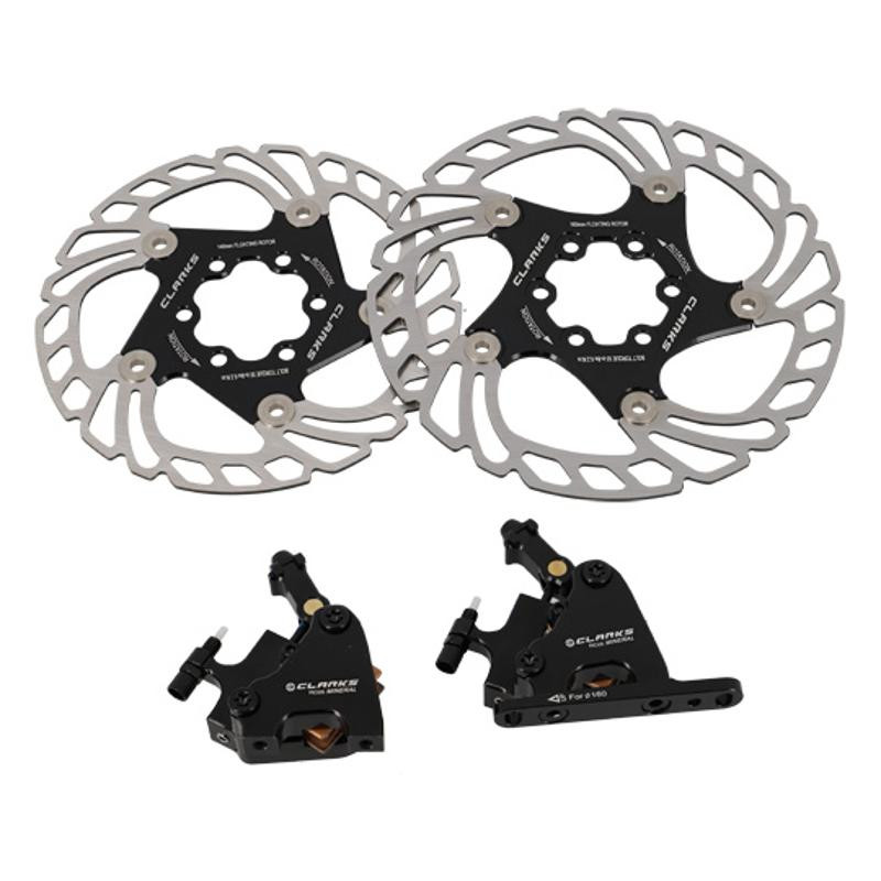 FREIN DISQUE AV/AR SEMI-HYDRO CLARKS CHM-05 160/140MM (AVEC DISQUE ET ADAPTATEUR)