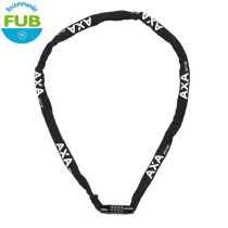 ANTIVOL VELO CHAINE A CODE D3.5 X 1.20M AXA RIGID RCC NOIR