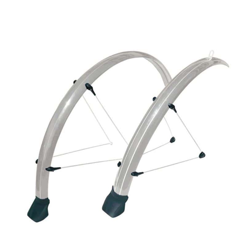 GARDE BOUE VTC/VTT 26'' STRONG COUNTRY PLASTIQUE A TRINGLES 60MM ARGENT (PR)