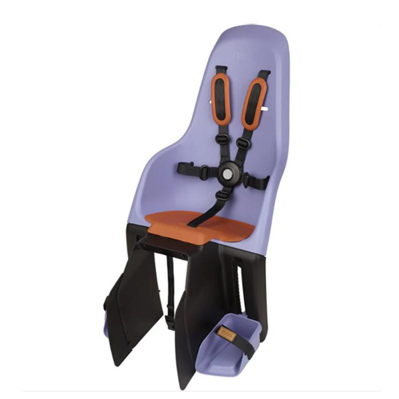 PORTE BEBE AR SUR PORTE BAGAGE POLISPORT MINIA VIOLET COUSSIN MARRON 22KGS
