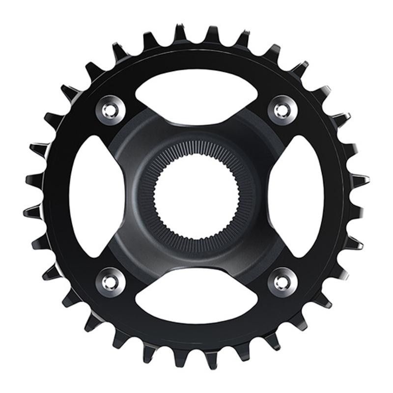 Plateau E-Bike/VAE Shimano Mono Ø 104mm 32D Noir FC E8000/E8050/M8050/EM800 12V