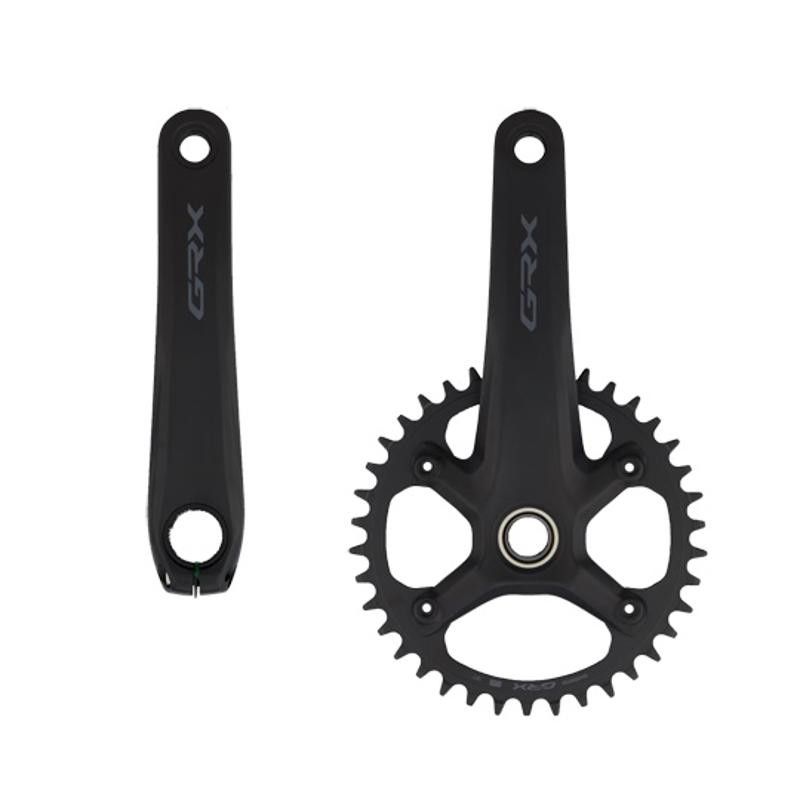 PEDALIER ROUTE/GRAVEL MONO 38D. L175 SHIMANO GRX RX610 NOIR 12V