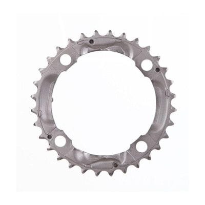 PLATEAU VTT TRIPLE DIAM 104 INTERM 32DTS ARGENT 4 BRANCHES SHIMANO ORIGINE DEORE M532 9V