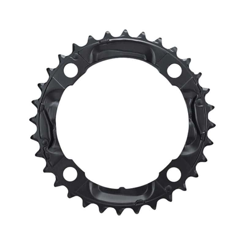 PLATEAU VTT TRIPLE DIAM 104 INTERM 32DTS NOIR 4 BRANCHES SHIMANO ORIGINE DEORE M590 9V