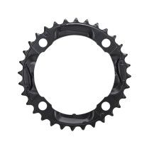 PLATEAU VTT TRIPLE DIAM 104 INTERM 32DTS NOIR 4 BRANCHES SHIMANO ORIGINE DEORE M590 9V