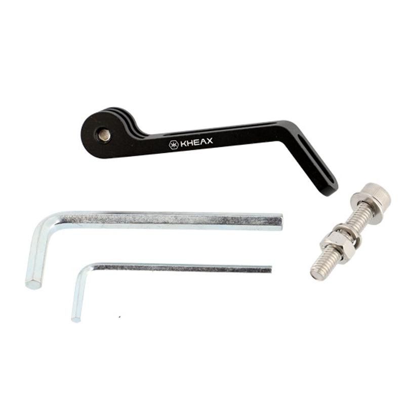 SUPPORT ECLAIRAGE VELO FIXATION FOURCHE KHEAX COMPATIBLE KHOMAM/VEGA