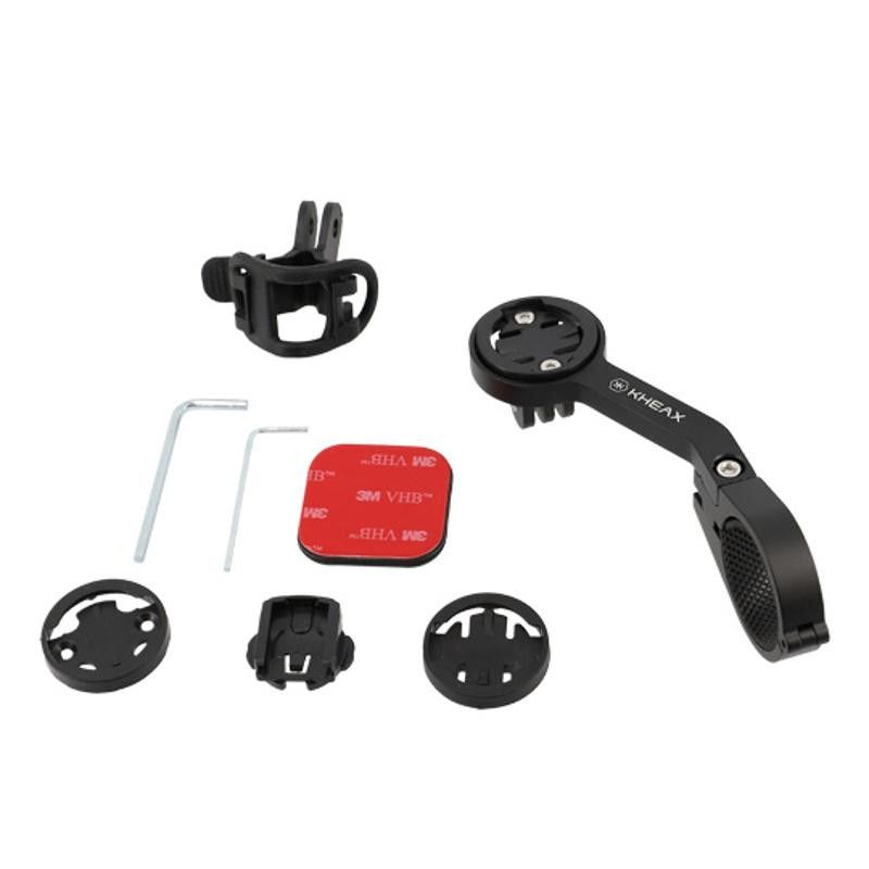 SUPPORT SMARTPHONE/GPS KHEAX FIXATION CINTRE TRIPOD ALU NOIR