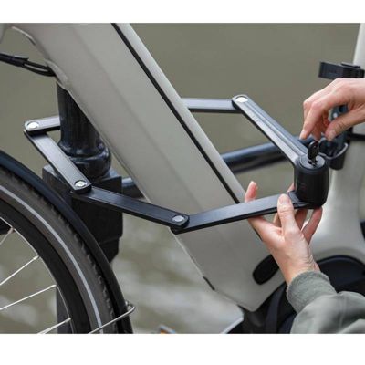 Antivol Vélo Pliable à Clé AXA L 100 cm Fold 100 Noir