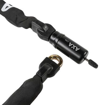 Antivol Chaîne à Clé AXA Ø 9.5mm X 1.80 M Linq 180 Noir