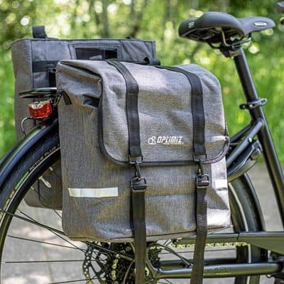 Sacoche Porte-Bagages Optimiz Gris Clair 17 L