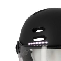 Casque Urbain Optimiz O394 Noir Mat In Mold 55/58 Clignotant