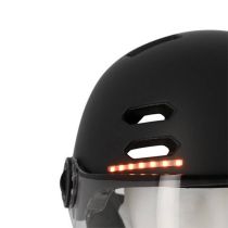 Casque Urbain Optimiz O394 Noir Mat In Mold 55/58 Clignotant