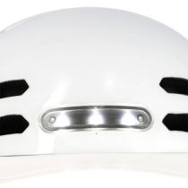 Casque Urbain Optimiz O394 Blanc Brillant In Mold 55/58 Clignotant