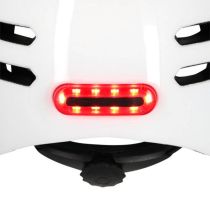 Casque Urbain Optimiz O394 Blanc Brillant In Mold 58/61 Clignotant