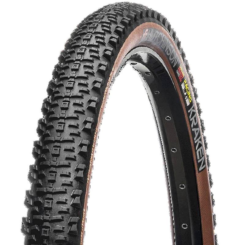 Pneu VTT Hutchinson 29X2.40 TS Kraken Hardskin TLR Noir/Marron Tan 57-622