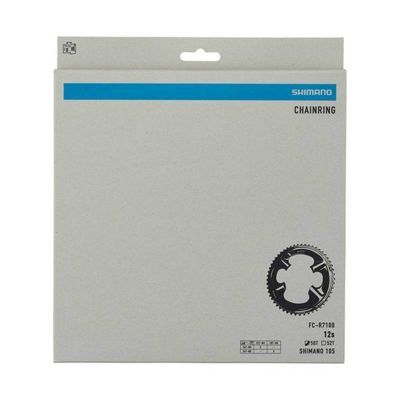 Plateau Route Shimano Ø 110mm Extérieur 50D Noir Origine 105 R7100 12V 4 Branches