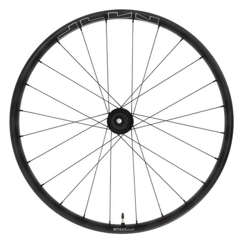 Roue VTT 27.5" Arrière Shimano K7 Jante Noir MT620 Centerlock 12V Micro Spline Axe Travers. Boost