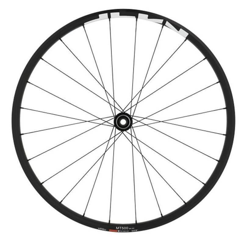 Roue VTT 29" Avant Shimano Jante Noir Moyeu SH MT500 Disque Centerlock Axe Traversant