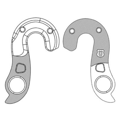 Patte de Dérailleur Adaptable Marwi Alu Cadre Giant GH-310