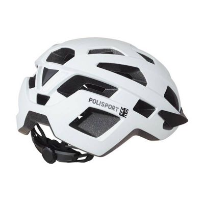 CASQUE URBAIN POLISPORT CITY MOVE BLANC MAT IN MOLD REGLAGE OCCIPITAL 54/58