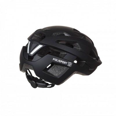 CASQUE URBAIN POLISPORT CITY MOVE NOIR MAT IN MOLD REGLAGE OCCIPITAL 54/58