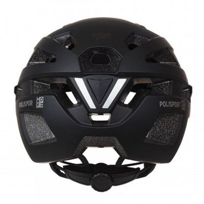 Casque Urbain Polisport City Move Noir Mat In-Mold Réglage Occipital 54/58