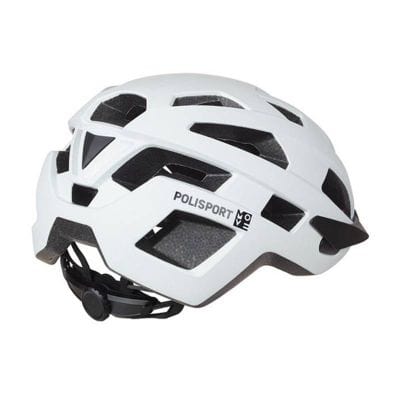 CASQUE URBAIN POLISPORT CITY MOVE BLANC MAT IN MOLD REGLAGE OCCIPITAL 58/61