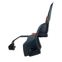 Siège de Vélo Arrière Polisport Minia Fixation Cadre Noir Coussin Marron 22 kg