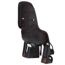Siège de Vélo Arrière Polisport Minia Fixation Cadre Noir Coussin Marron 22 kg