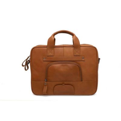 Sacoche Vélo Porte-Bagages NEWLOOXS Cuir Luko Cognac 10 L 42cm x 6cm x 30cm