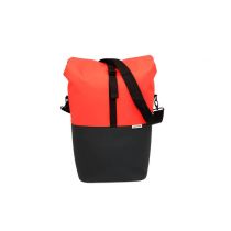 Sacoche Vélo Porte-Bagages NEWLOOXS Nyborg Rouge/Noir 17 L 30cm x 17cm x 37cm