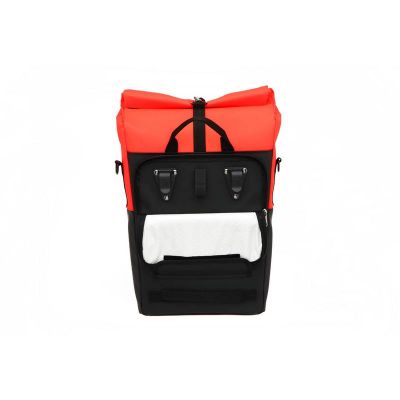 Sacoche Vélo Porte-Bagages NEWLOOXS Nyborg Rouge/Noir 17 L 30cm x 17cm x 37cm