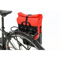 Sacoche Vélo Porte-Bagages NEWLOOXS Nyborg Rouge/Noir 17 L 30cm x 17cm x 37cm