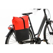 Sacoche Vélo Porte-Bagages NEWLOOXS Nyborg Rouge/Noir 17 L 30cm x 17cm x 37cm