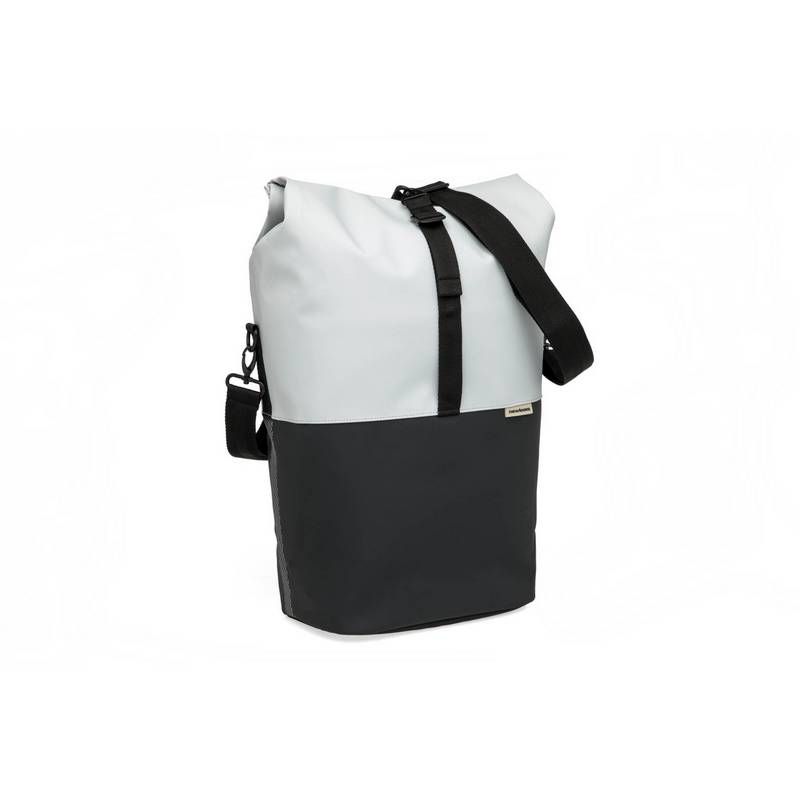 Sacoche Vélo Porte-Bagages NEWLOOXS Nyborg Gris Clair/Noir 17 L 30cm x 17cm x 37cm