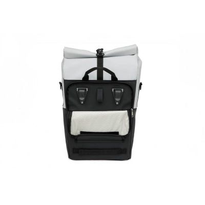 Sacoche Vélo Porte-Bagages NEWLOOXS Nyborg Gris Clair/Noir 17 L 30cm x 17cm x 37cm
