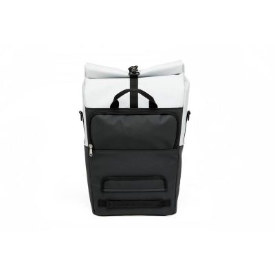 Sacoche Vélo Porte-Bagages NEWLOOXS Nyborg Gris Clair/Noir 17 L 30cm x 17cm x 37cm