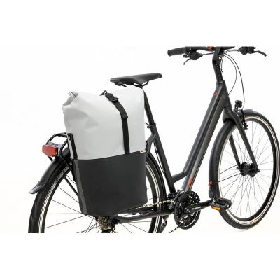 Sacoche Vélo Porte-Bagages NEWLOOXS Nyborg Gris Clair/Noir 17 L 30cm x 17cm x 37cm