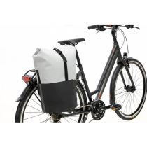 Sacoche Vélo Porte-Bagages NEWLOOXS Nyborg Gris Clair/Noir 17 L 30cm x 17cm x 37cm