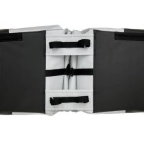 Sacoches Vélo Porte-Bagages à Pont NEWLOOXS Nyborg Gris Clair/Noir 34 L