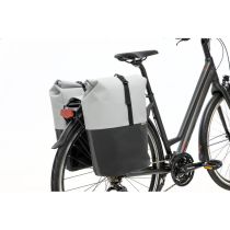 Sacoches Vélo Porte-Bagages à Pont NEWLOOXS Nyborg Gris Clair/Noir 34 L