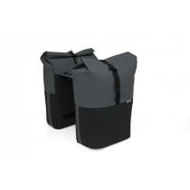 Sacoches Vélo Porte-Bagages à Pont NEWLOOXS Nyborg Gris Foncé/Noir MIK 34 L