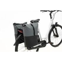 Sacoches Vélo Porte-Bagages à Pont NEWLOOXS Nyborg Gris Foncé/Noir MIK 34 L