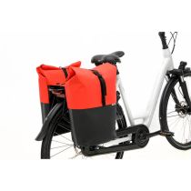 Sacoches Vélo Porte-Bagages à Pont NEWLOOXS Nyborg Rouge/Noir MIK 34 L