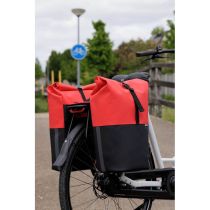 Sacoches Vélo Porte-Bagages à Pont NEWLOOXS Nyborg Rouge/Noir MIK 34 L