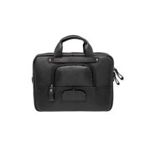 Sacoche Vélo Porte-Bagages NEWLOOXS Cuir Luko Noir 10 L 42cm x 6cm x 30cm