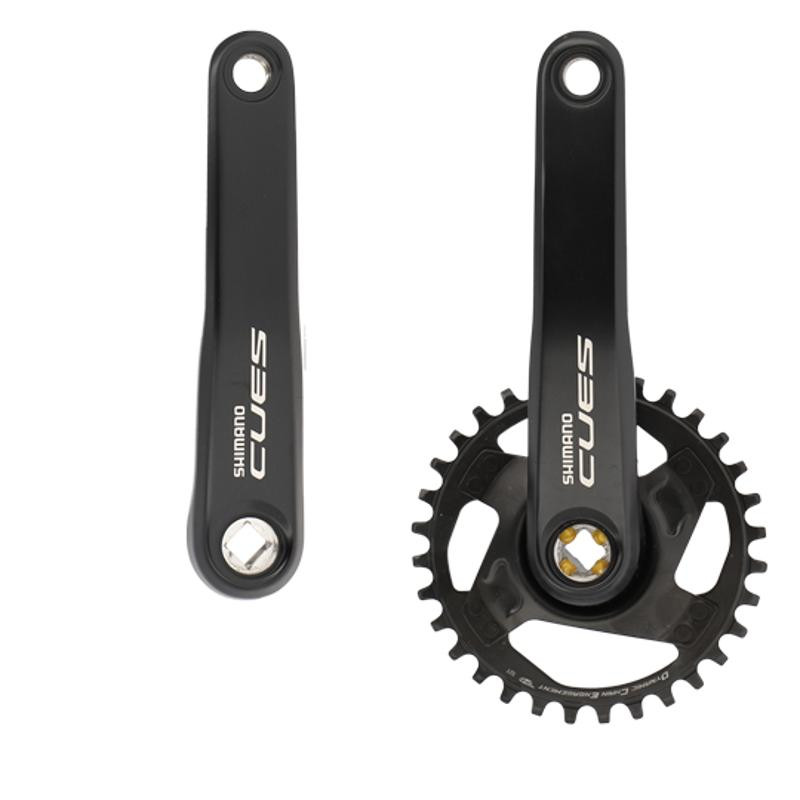 PEDALIER VTT MONO 32D L175 ALU SHIMANO CUES FC-U4000 NOIR 9/10/11V (AXE BOOST)