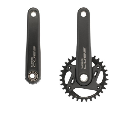 PEDALIER VTT MONO 32D L170 ALU SHIMANO CUES FC-U6000 NOIR 9/10/11V