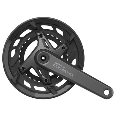 PEDALIER VTT DOUBLE 46-30D L170 ALU SHIMANO CUES FC-U6000 NOIR 9/10V
